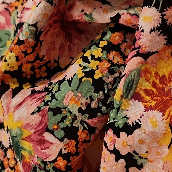 Floral H&M Smocked Cotton Summer Dress - Picture 2 of 7